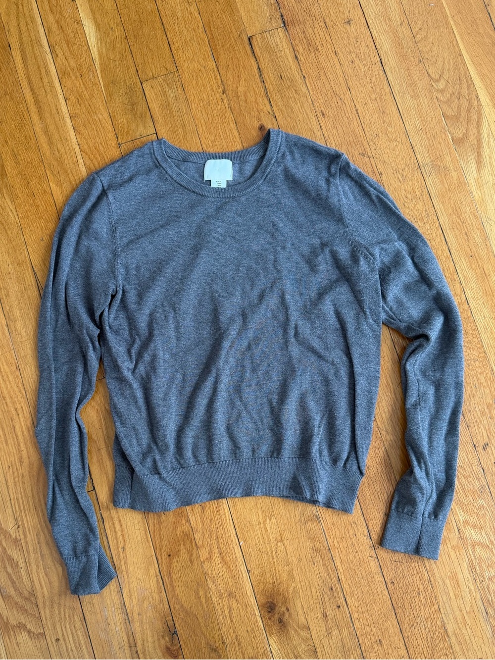 H&M Charcoal Gray Crewneck Sweater